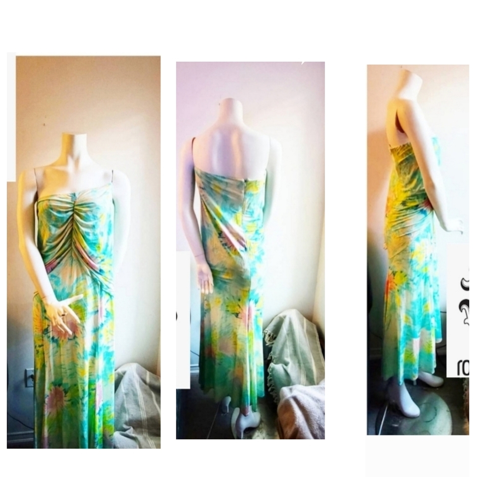Absolutely STUNNING ๐ NWT Authentic Roberto Cavalli Strapless Dress (Col 437) - Picture 9 of 12